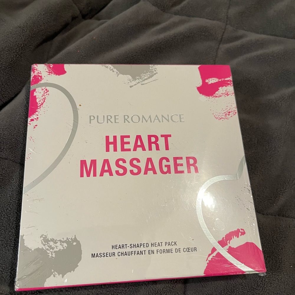 NEW reusable heart shaped heated massager